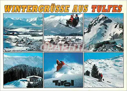 Cartes postales moderne Wintergrusse aus Tulfes
