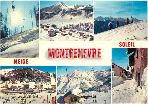 Cartes postales moderne Montgenevre Hautes Alpes