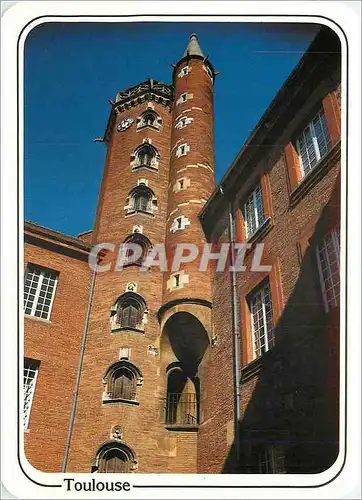 Moderne Karte Toulouse Vieille Tour se Trouvant dans l'Une des cours de CES Pierre de Fernat