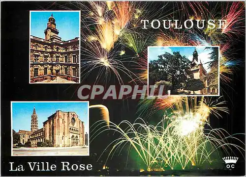 Moderne Karte Toulouse La Ville Rose