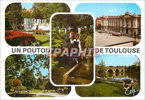 Moderne Karte Un Poutou de Toulouse