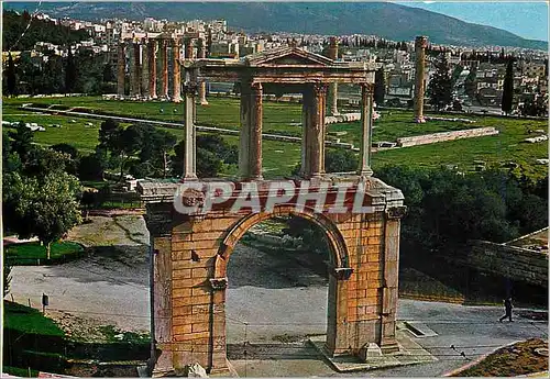 Cartes postales moderne Athenes Porte d'Andrianos Adrien