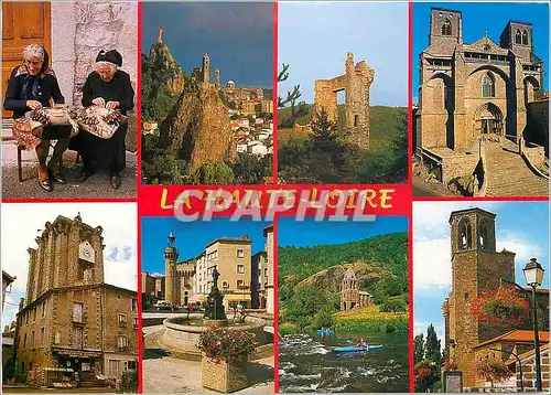 Cartes postales moderne La Haute Loire Dentellieres Puy en Velay Allegre La Chaise Dieu Saugues Yssingeaux St Julien de