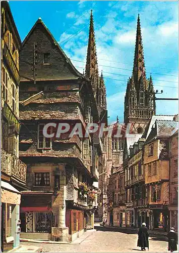 Cartes postales moderne Quimper Rue Kereon