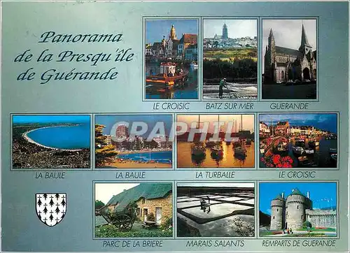 Cartes postales moderne Panorama de la Presqu'ile de Guerande