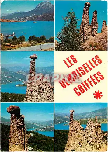 Cartes postales moderne Les Demoiselles Coiffees Savines Le Lac Barcelonnette