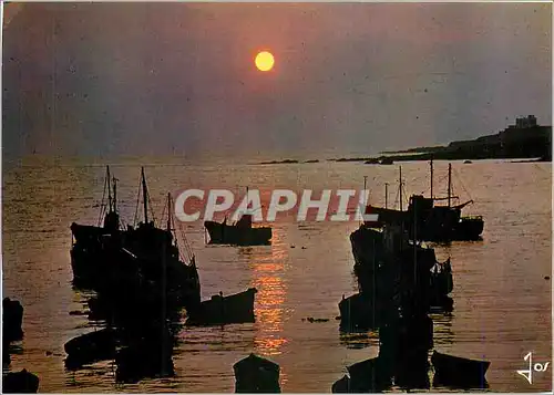 Cartes postales moderne Coucher de Soleil sur la cote bretonne