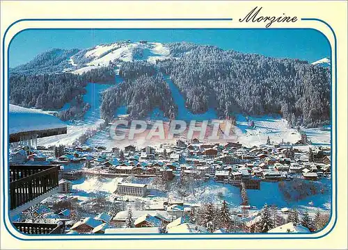 Cartes postales moderne Morzine Hte Savoie Vue generale et le Pleney
