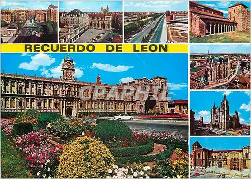 Cartes postales moderne Recuerdo de Leon