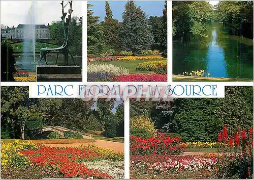 Moderne Karte Parc Floral de la Source