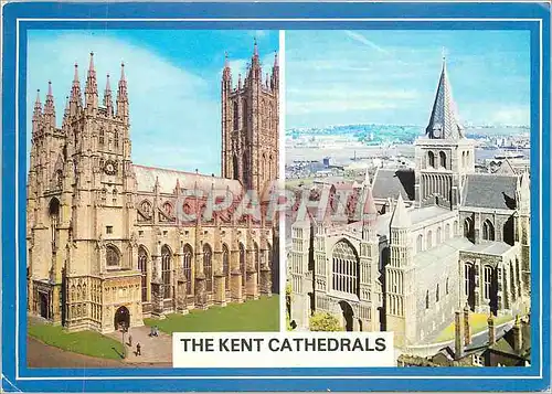 Moderne Karte The Kent Cathedrals