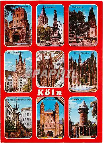 Cartes postales moderne Koln