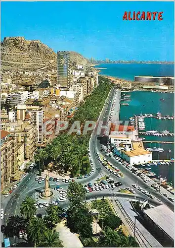 Cartes postales moderne Alicante Vue partielle