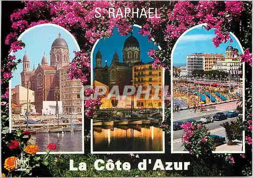 Cartes postales moderne La Cote d'Azur Souvenir de Saint Raphael Var
