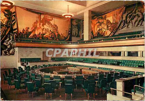 Moderne Karte Palais des Nations Geneve Salle des Consells