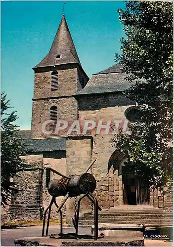 Moderne Karte Lubersac Correze L'Eglise