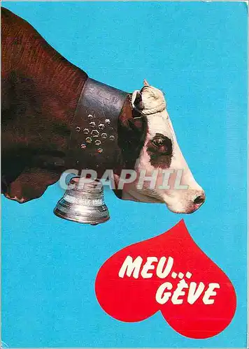 Cartes postales moderne Megeve L'Ensoleillee Haute Savoie France Vache
