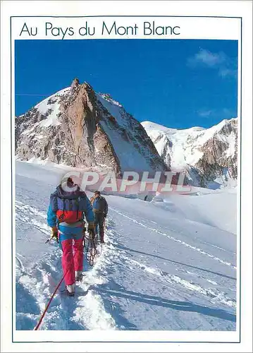 Moderne Karte Au Pays du Mont Blanc Alpinisme