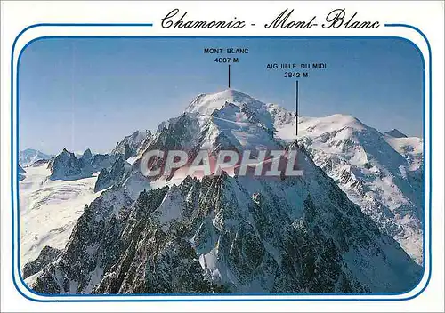 Cartes postales moderne Chamonix Mont Blanc