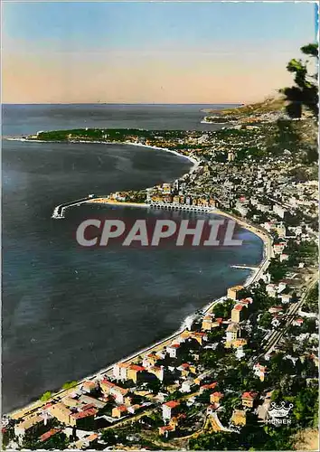 Cartes postales moderne Menton Vue generale et le Cap Martin