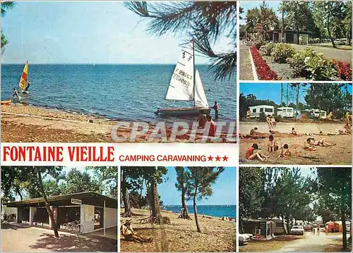 Cartes postales moderne Fontaine Vieille Camping Caravaning Andernos