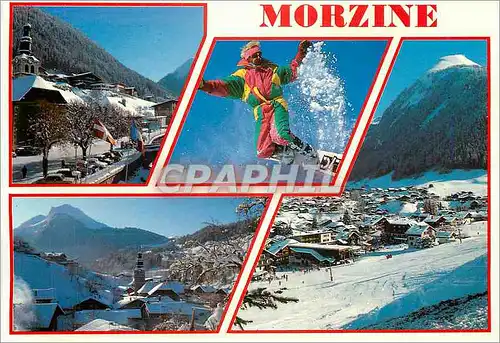 Moderne Karte Morzine Hte Savoie