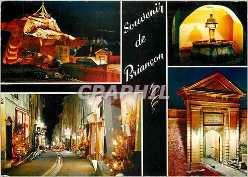 Cartes postales moderne Le Plus haute vielle d'Eroupe Briancon (Alt 1326 m) les remparts de la citadelle Vauban