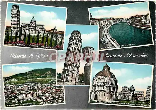 Cartes postales moderne Ricordo di Pisa Saouvenir