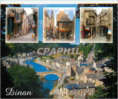 Cartes postales moderne Dinan Les Vieilles maisons et la vallee de la Rance Dauphin