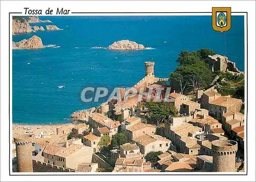 Cartes postales moderne Tossa de Mar (Casta Brave) Vue generale de Vila Vella