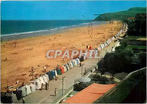 Cartes postales moderne Zarauz (Guipuscoa) La plage vue du Gand Hotel