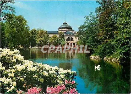 Cartes postales moderne Wesbaden Kuhaus Parkeseite mit See