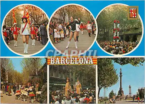 Cartes postales moderne Barcelona differents aspects