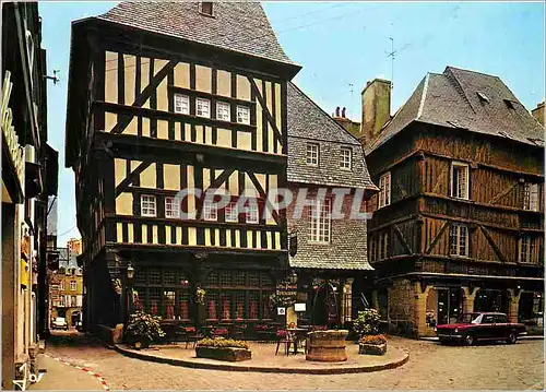 Cartes postales moderne Bretagne en couelurs Dinan (C du N) Maisons a colombages
