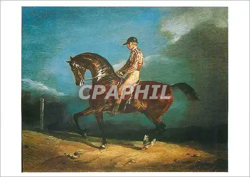 Cartes postales moderne Theodore Gericault Jockey un cheval de course 1820 1822 Huile sur toile