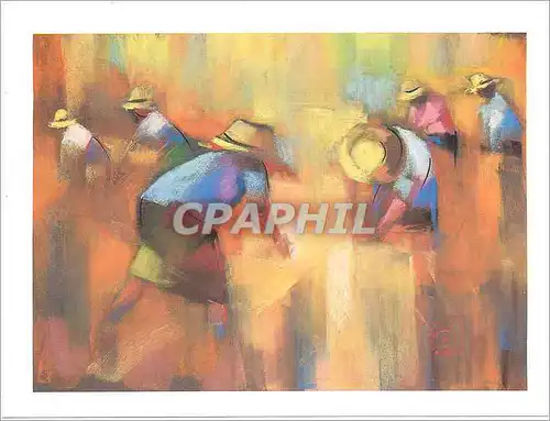 Moderne Karte Creation de chou Sundara artiste peintre