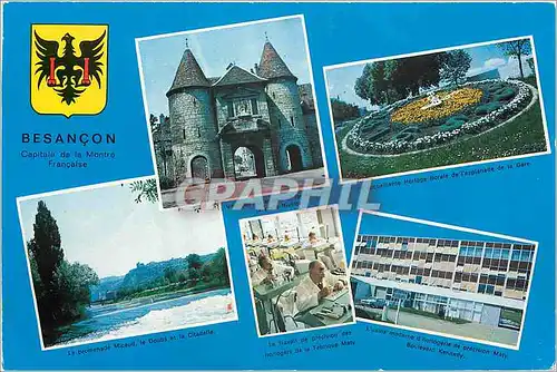 Cartes postales moderne Besancon Capitale de la Montre Francaise