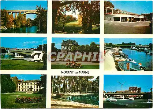 Cartes postales moderne Nogent sur Marne Images de France divers aspects de la ville