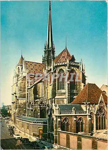 Cartes postales moderne Couleurs et Lumiere de France la Bourgogne Dijon (Cote d'Or) Cathedrale Saint Benigne