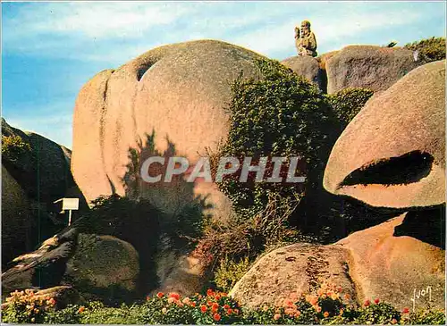 Moderne Karte Couleurs et Lumiere de France La Bretagne Tregastel (Cote du Nord) Le Pere Eternel