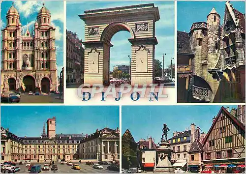 Cartes postales moderne Dijon (Cote d'Or) St Michel Hotel de ville ancien Palais