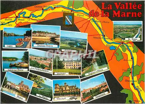 Cartes postales moderne La Vallee de la marne