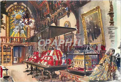 Cartes postales moderne La Benedictine a Fecamp Le Musee Salle Gothique