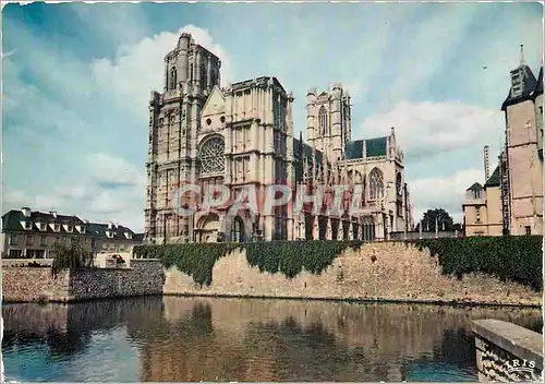 Moderne Karte Evreux (Eure) La Cathedrale et le miroir d'eau