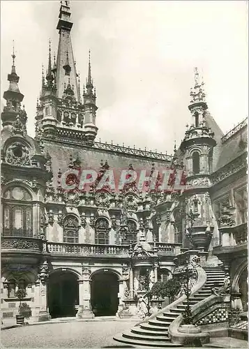 Moderne Karte La Benedictine a Fecamp La Cour d'Honneur