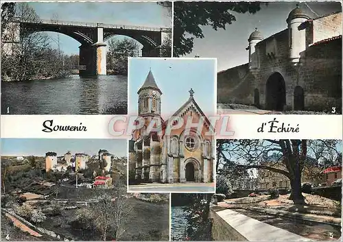 Cartes postales moderne Echire (Deux Sevre) Passerelle de challusson l'Eglise