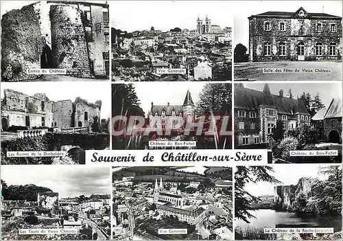 Moderne Karte Souvenir de Chatillon sur seine