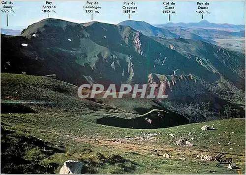 Cartes postales moderne L'Auvergne Massif du Mont Dire Sancy Super Besse