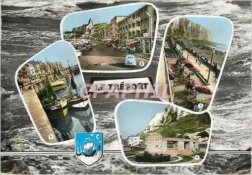 Cartes postales moderne Le Treport (Seine Maritime) Les quais et les bateaux de peche