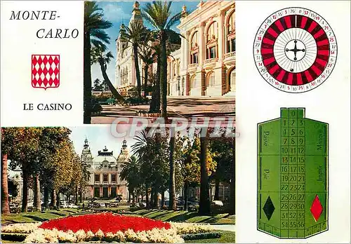 Cartes postales moderne Monte Carlo Le Casino